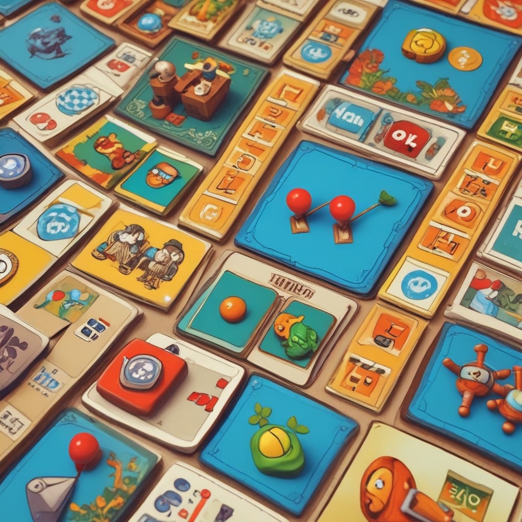 Online board game for English learning